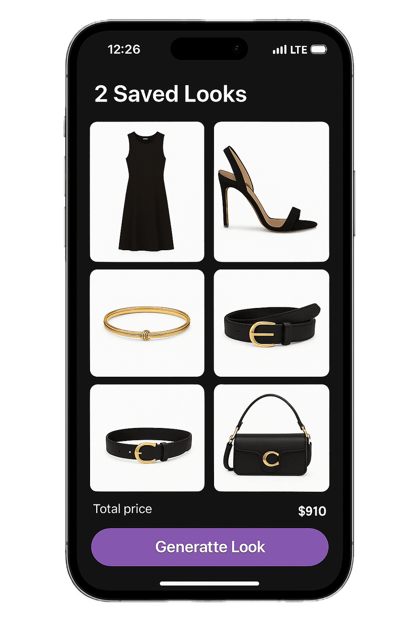 Seelq app interface in an iPhone frame