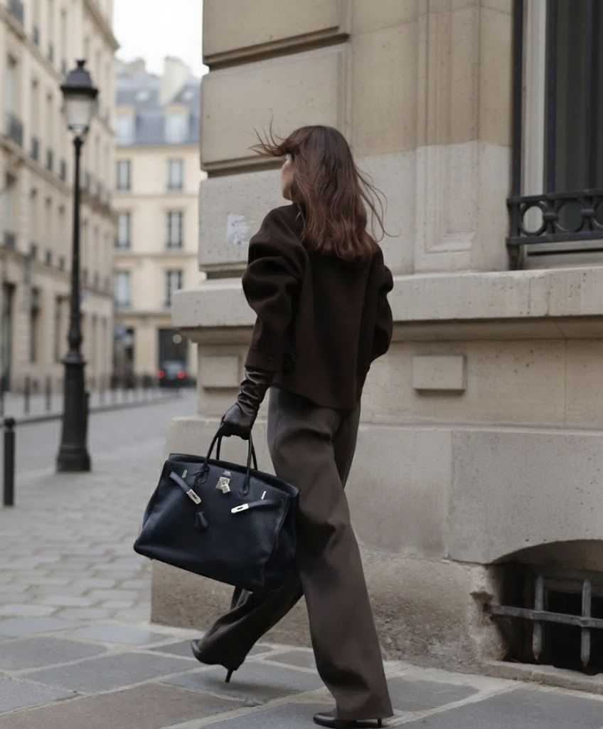 Chunky knits and fluid trousers — the easiest formula for effortless winter polish