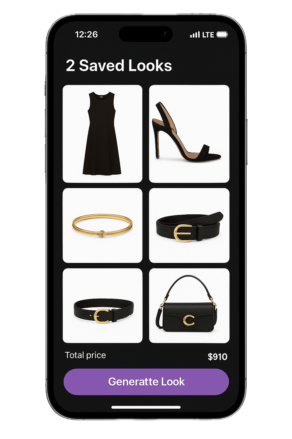 Seelq app interface in an iPhone frame